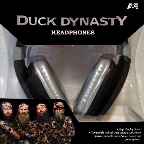 Duck Dynasty High Quality Company Logo Stereo Headphones - Picture 1 of 2